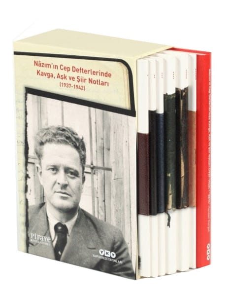 Nazım'ın Cep Defterlerinde Kavga, Aşk ve Şiir Notları 7 Kitap Set - 1937-1942